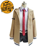 【In Stock】Anime Steins;Gate Cosplay Kurisu Makise Costume Plus Size Costumes